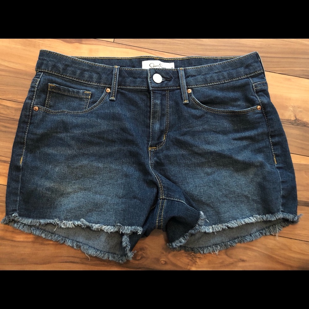 Dark wash jeans shorts 💙